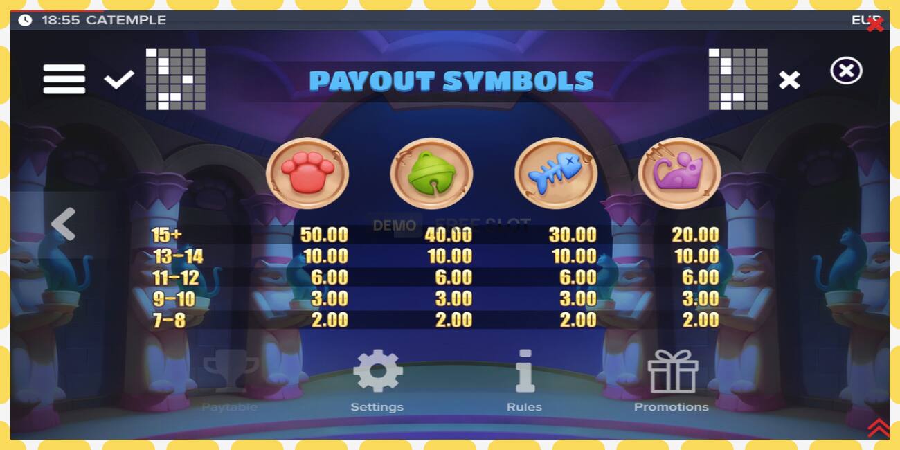 Demo slot Catemple free and without registration, picture - 1