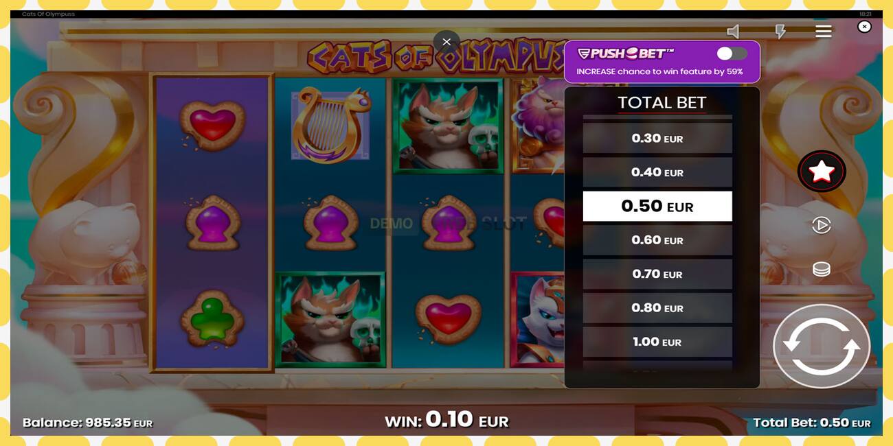 Demo slot Cats of Olympuss free and without registration, picture - 1