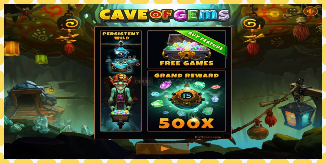 Demo slot Cave of Gems free and without registration, picture - 1