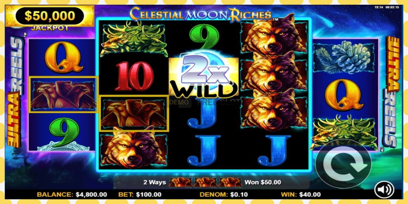 Demo slot Celestial Moon Riches නොමිලේ සහ ලියාපදිංචියකින් තොරව, පින්තූරය - 1