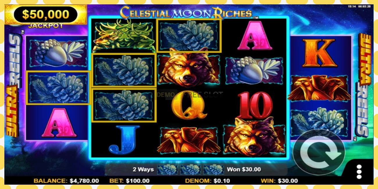 Demo slot Celestial Moon Riches නොමිලේ සහ ලියාපදිංචියකින් තොරව, පින්තූරය - 1