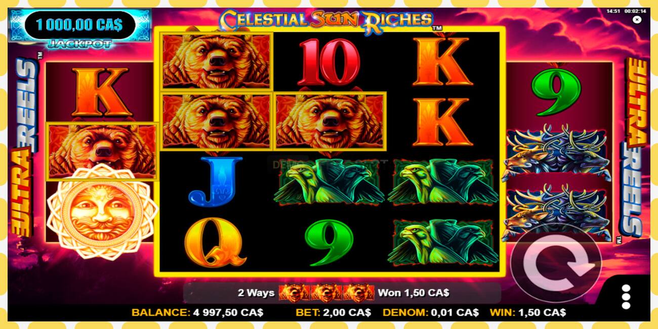 Demo slot Celestial Sun Riches free and without registration, picture - 1