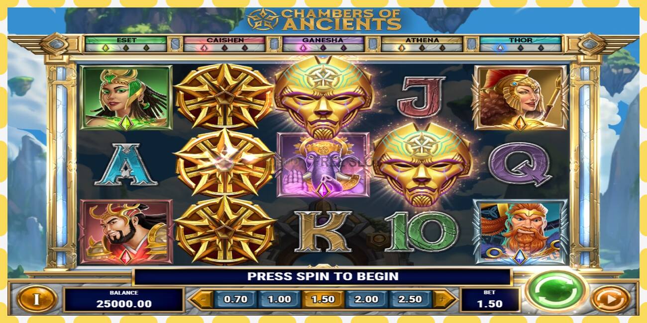 Demo slots Chambers of Ancients bezmaksas un bez reģistrācijas, attēlu - 1