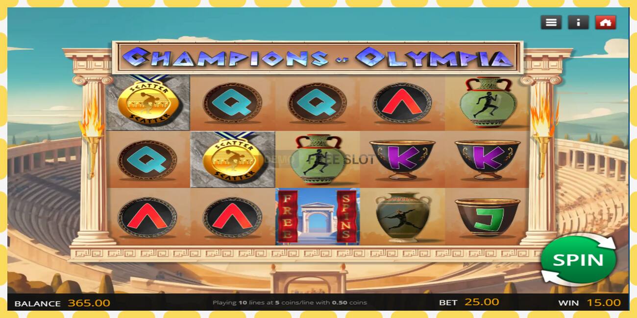 Demo slot Champions of Olympia gratis og uden registrering, billede - 1