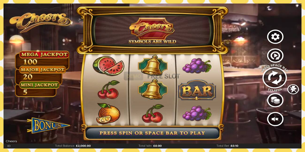 Slot demo Cheers gratuit și fără înregistrare, imagine - 1