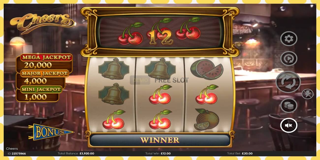 Slot demo Cheers gratuit și fără înregistrare, imagine - 1