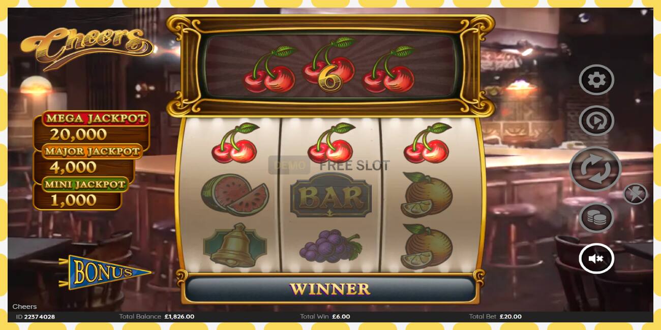 Slot demo Cheers gratuit și fără înregistrare, imagine - 1