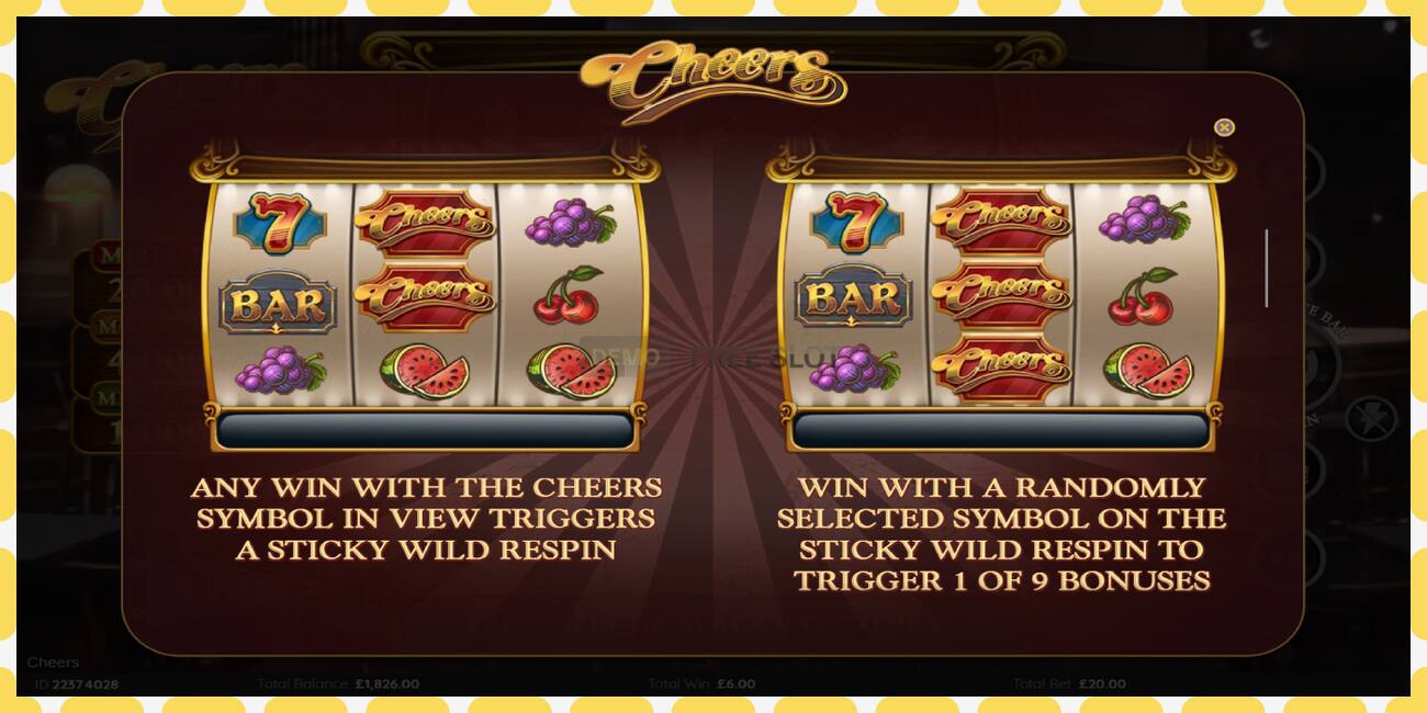 Slot demo Cheers gratuit și fără înregistrare, imagine - 1