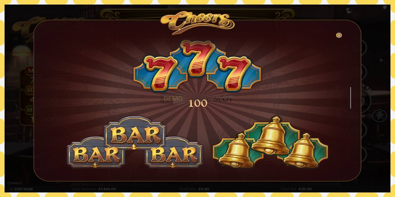 Slot demo Cheers gratuit și fără înregistrare, imagine - 1