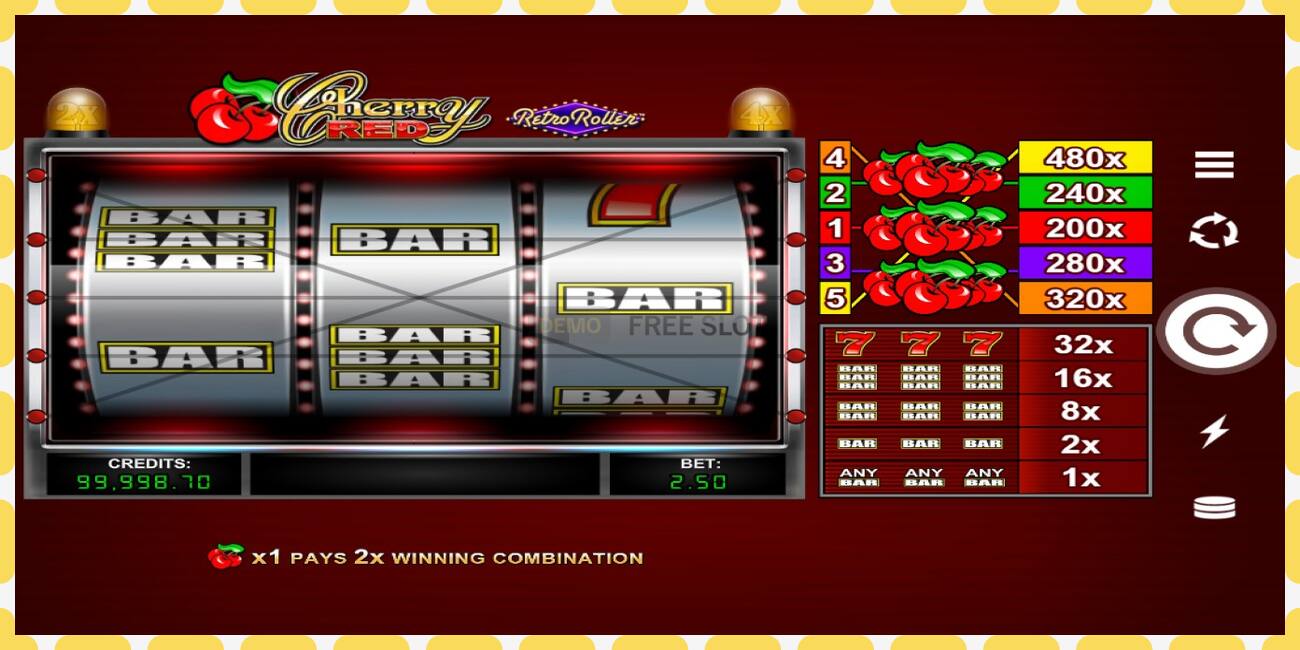 Demo slot Cherry Red Retro Roller ingyenes és regisztráció nélkül, kép - 1