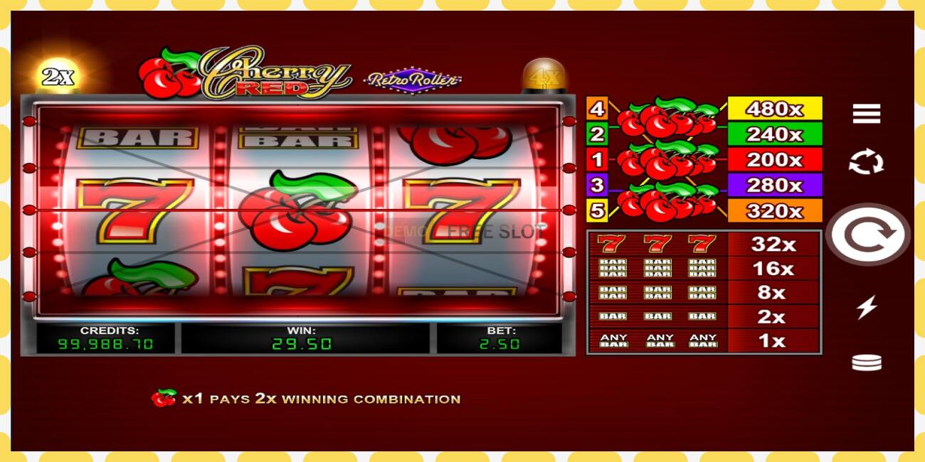 Demo slot Cherry Red Retro Roller ingyenes és regisztráció nélkül, kép - 1