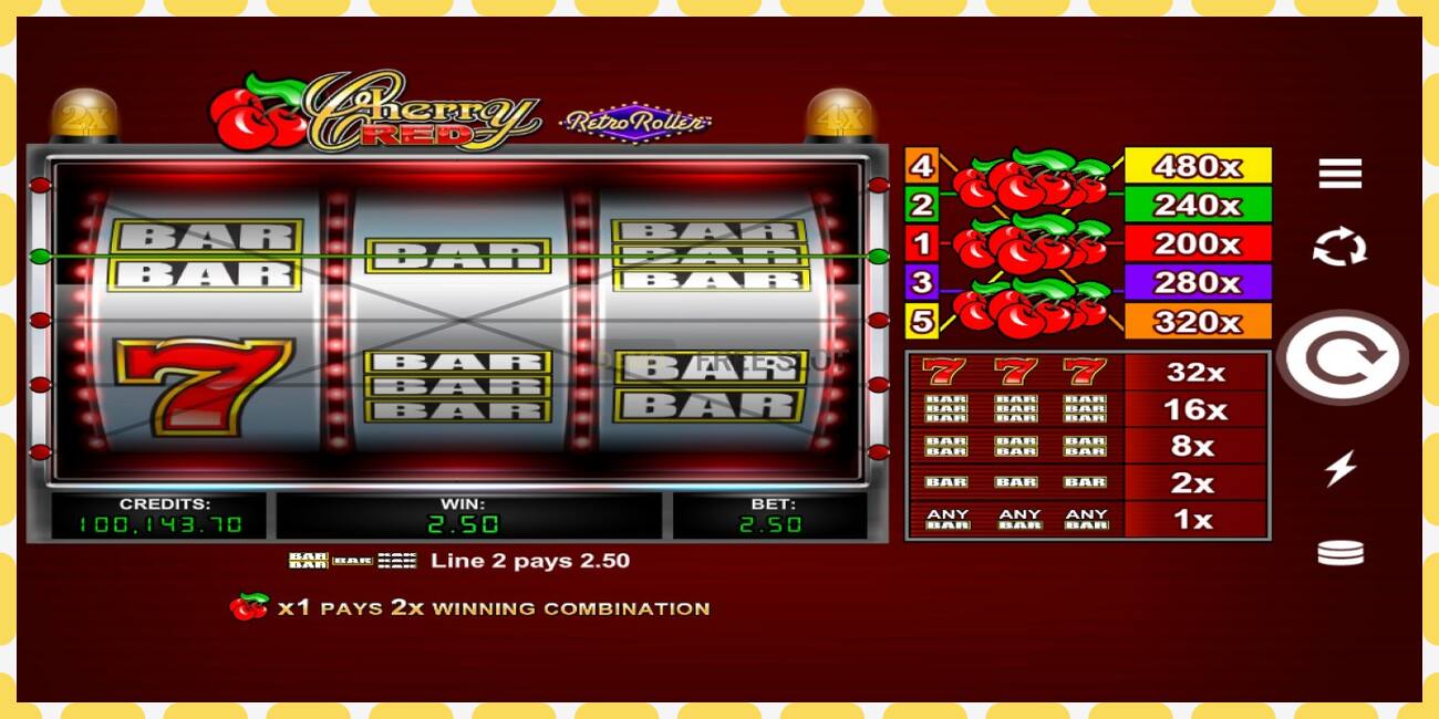 Demo slot Cherry Red Retro Roller ingyenes és regisztráció nélkül, kép - 1