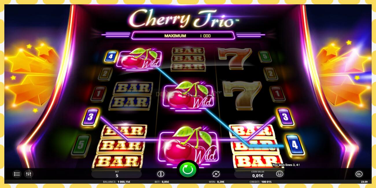 Slot de demonstração Cherry Trio grátis e sem registro, foto - 1