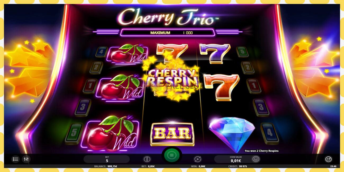 Slot de demonstração Cherry Trio grátis e sem registro, foto - 1