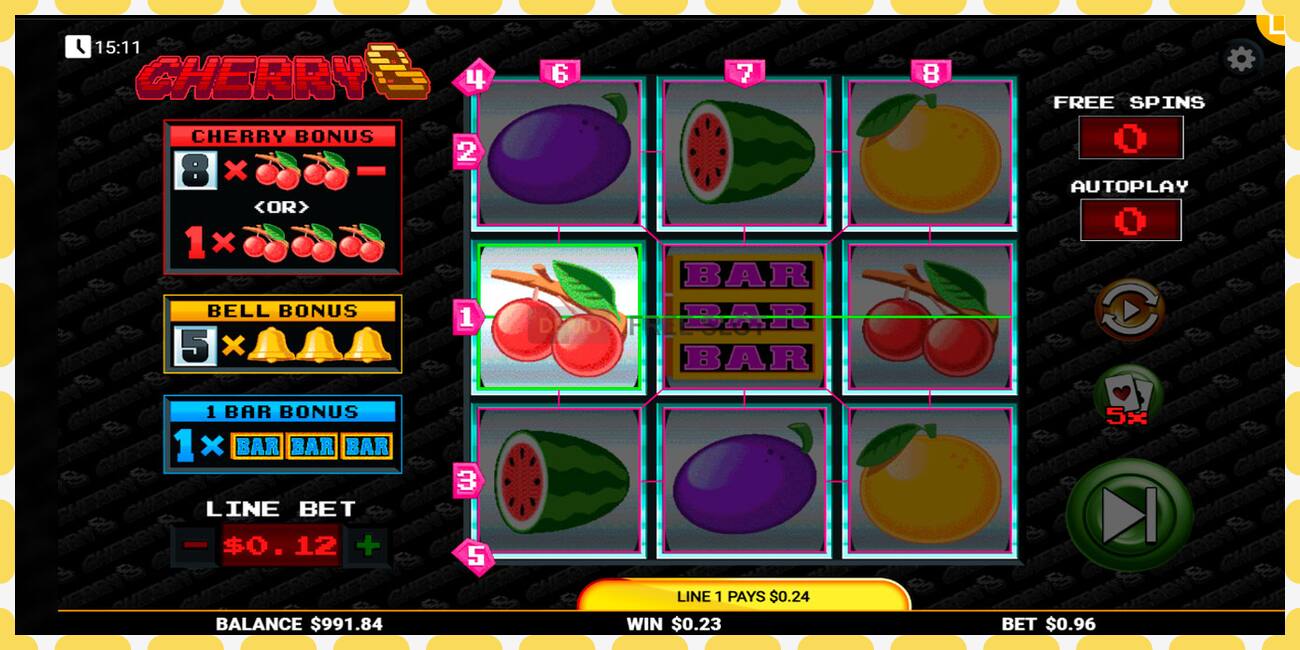 Slot demo Cherry8 gratuit și fără înregistrare, imagine - 1