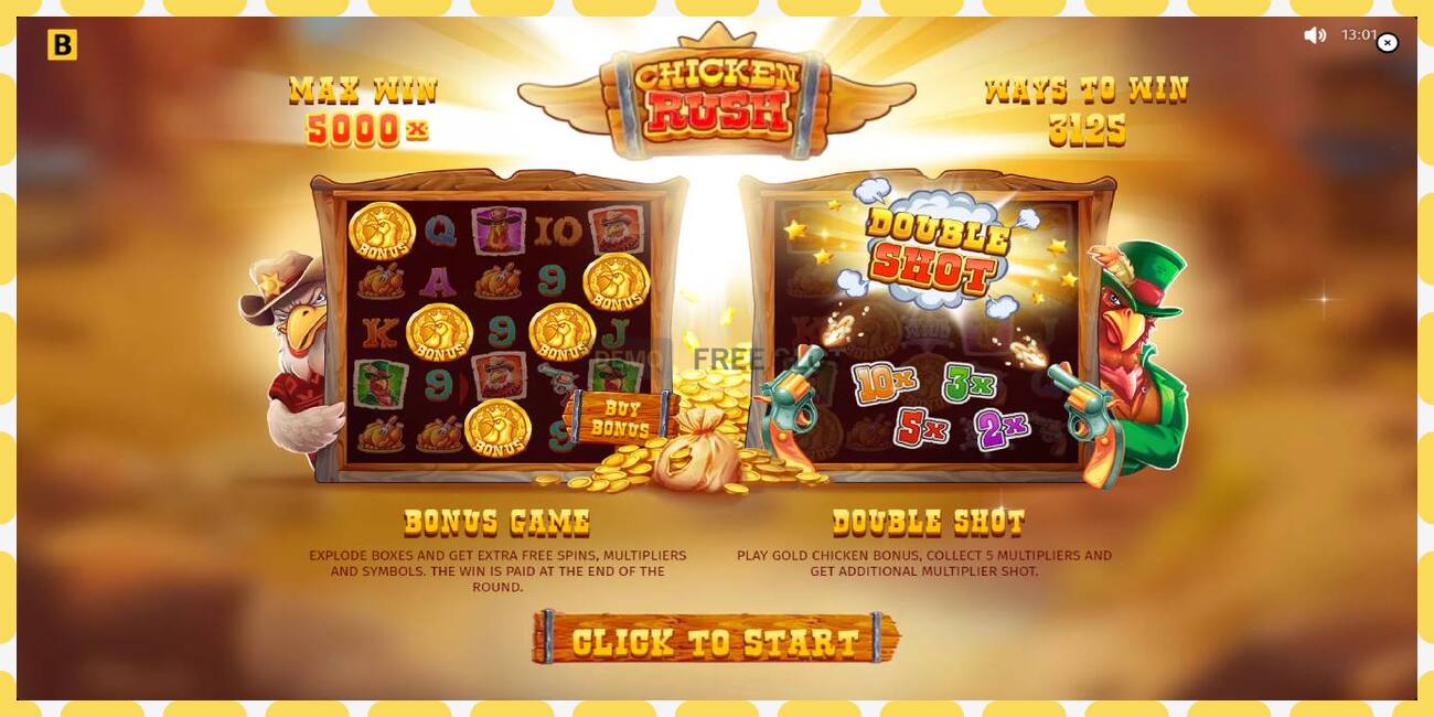 Demo slot Chicken Rush free and without registration, picture - 1