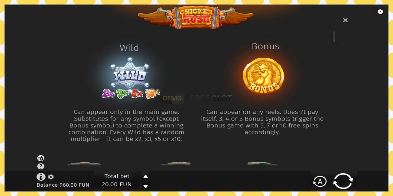 Demo slot Chicken Rush free and without registration, picture - 1