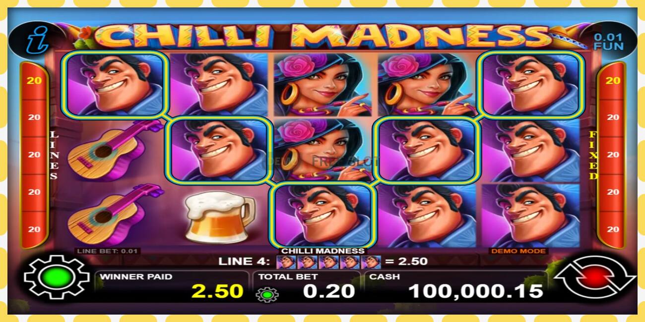 Demo slot Chilli Madness free and without registration, picture - 1