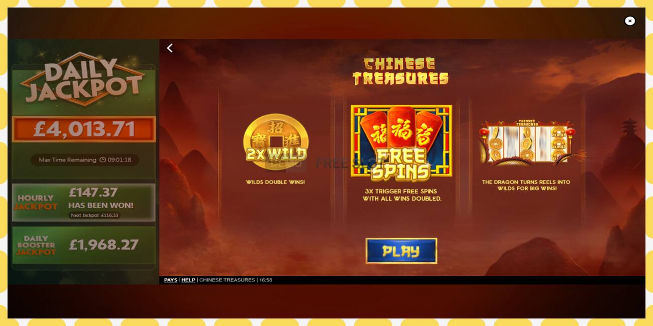 Demo slot Chinese Treasures free and without registration, picture - 1