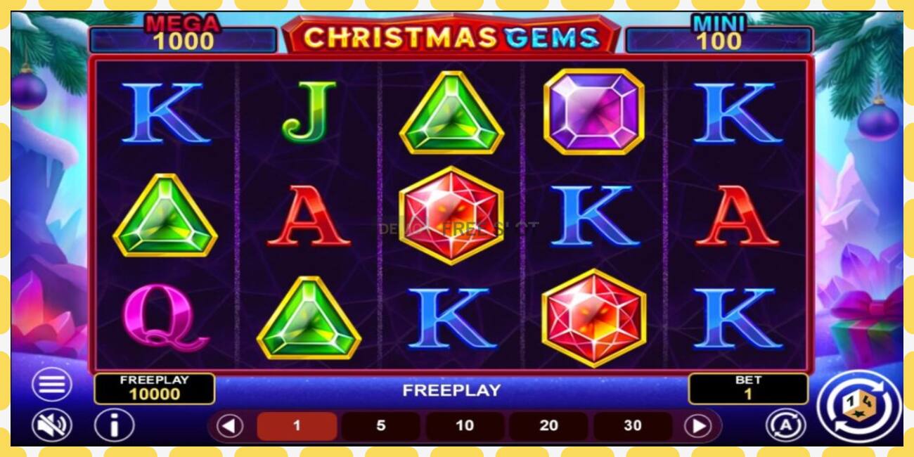 Demo pesa Christmas Gems Hold & Win tasuta ja ilma registreerimiseta, pilt - 1