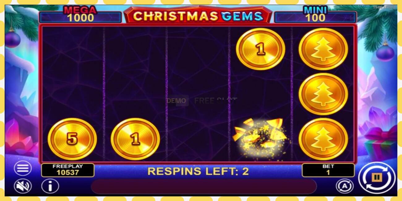 Demo pesa Christmas Gems Hold & Win tasuta ja ilma registreerimiseta, pilt - 1