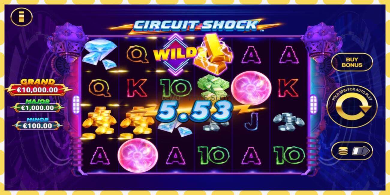 រន្ធដោតសាកល្បង Circuit Shock ឥតគិតថ្លៃនិងដោយគ្មានការចុះឈ្មោះ, រូបភាព - ១