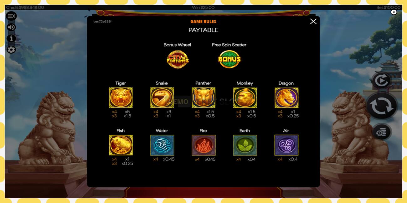 Demo slots City of Fortunes bezmaksas un bez reģistrācijas, attēlu - 1