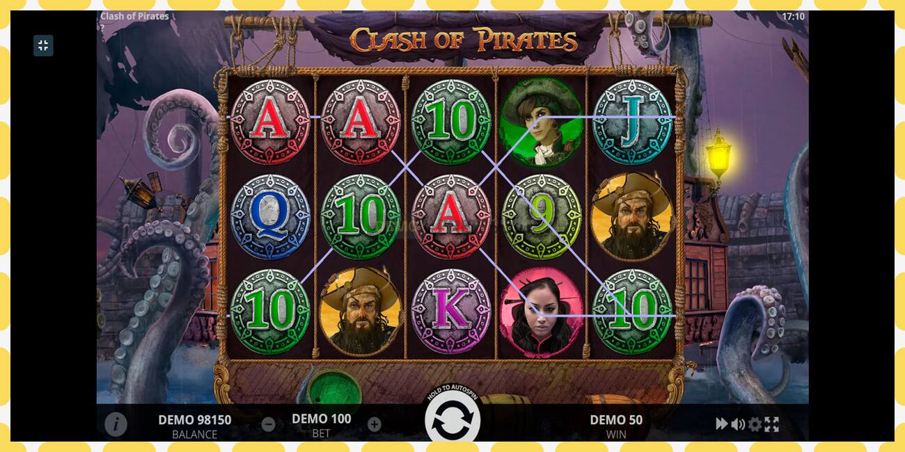 Demo slot Clash of Pirates free and without registration, picture - 1