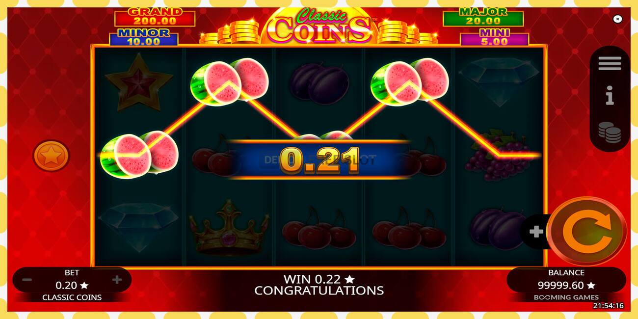 Slot demo Classic Coins gratuit și fără înregistrare, imagine - 1