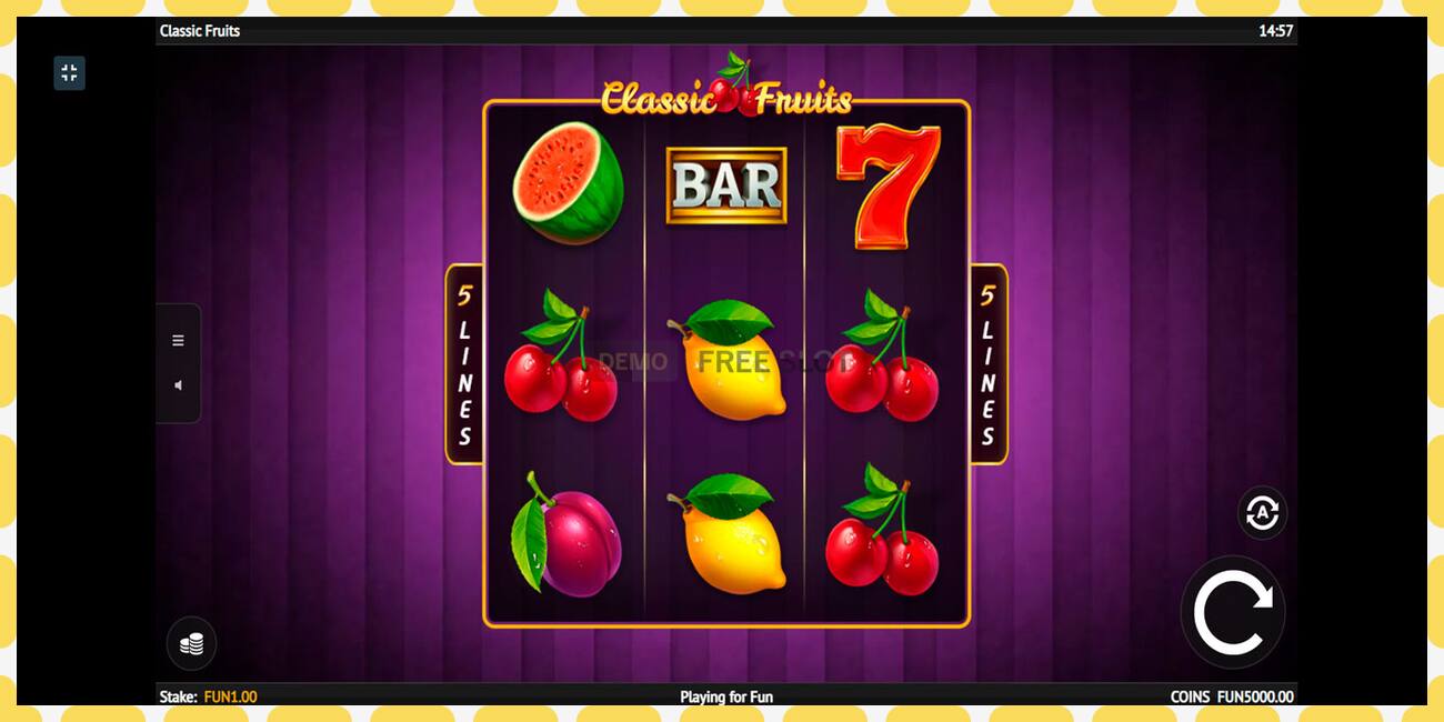 Demo slot Classic Fruit free and without registration, picture - 1