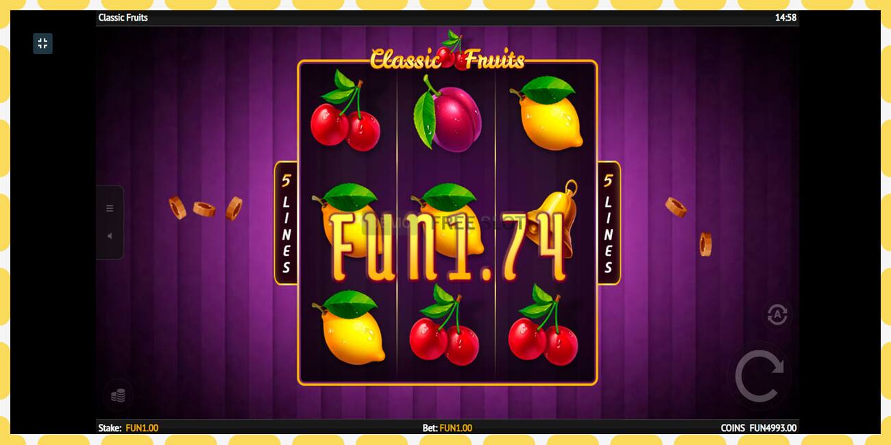 Demo slot Classic Fruit free and without registration, picture - 1