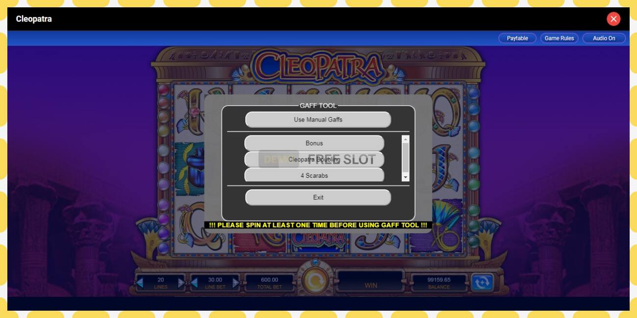 Demo slot Cleopatra free and without registration, picture - 1