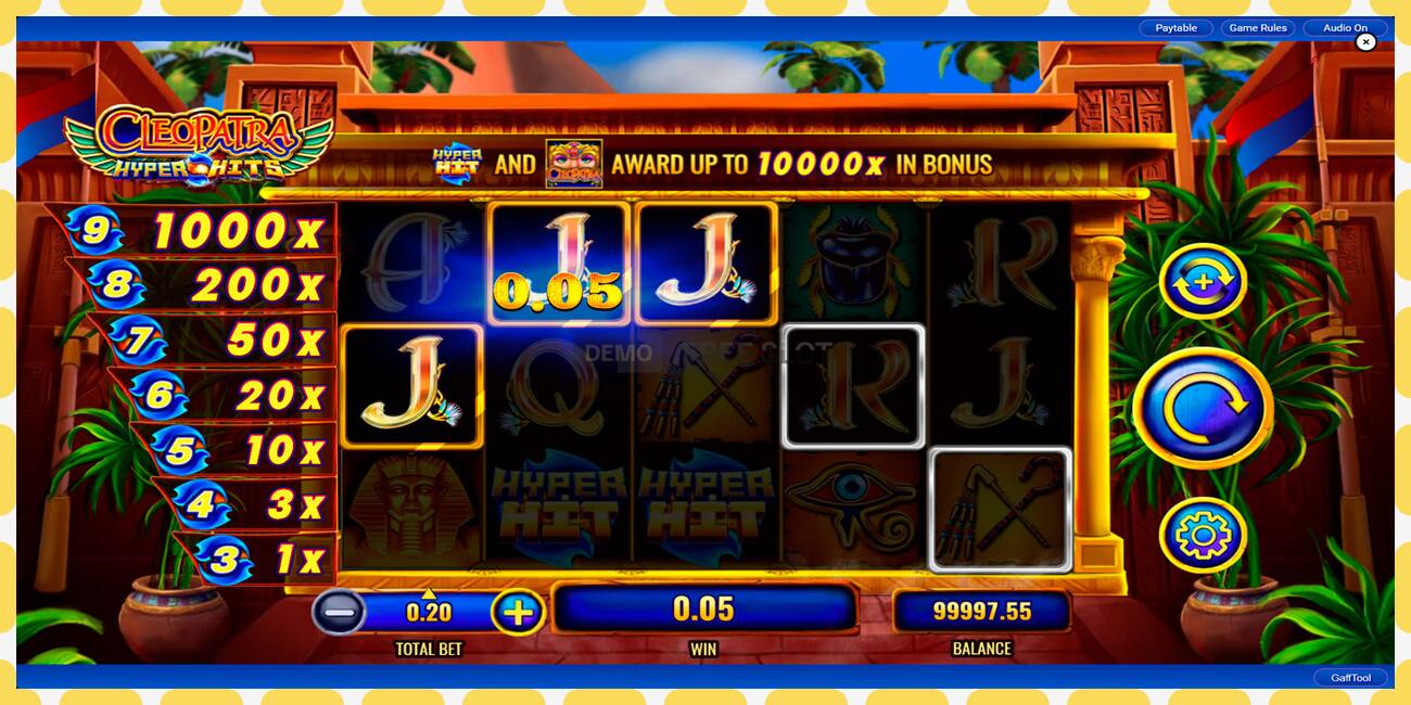 Slot për demonstrim Cleopatra Hyper Hits falas dhe pa regjistrim, foto - 1