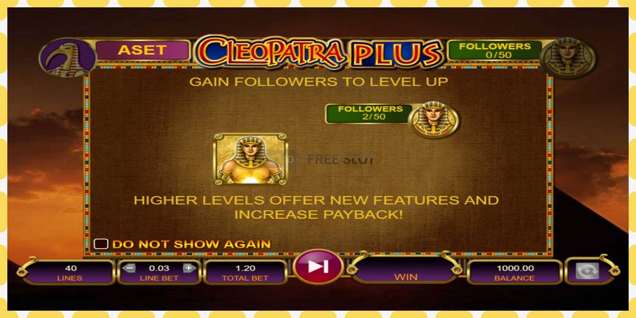 Demo slot Cleopatra Plus free and without registration, picture - 1