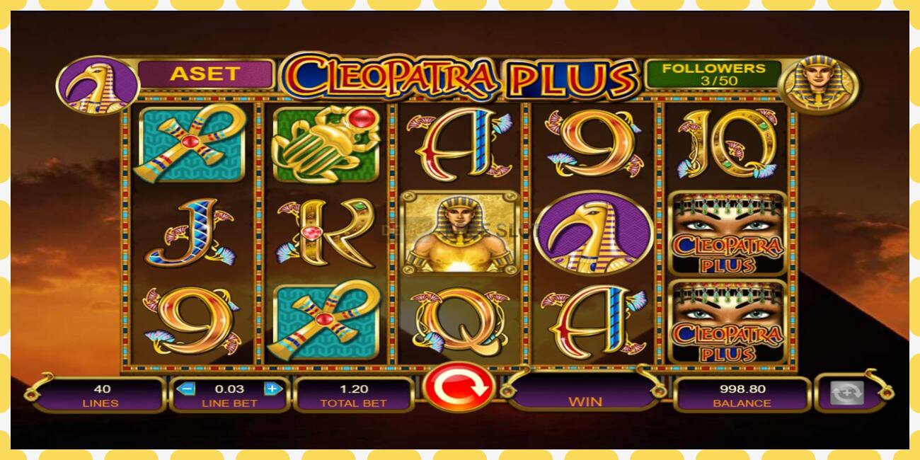 Demo slot Cleopatra Plus free and without registration, picture - 1