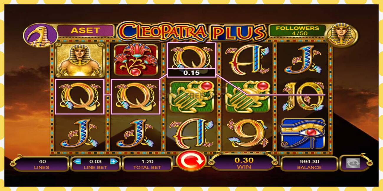 Demo slot Cleopatra Plus free and without registration, picture - 1