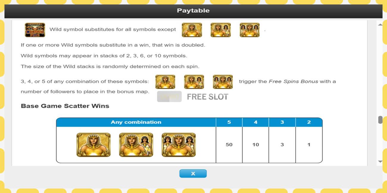 Demo slot Cleopatra Plus free and without registration, picture - 1