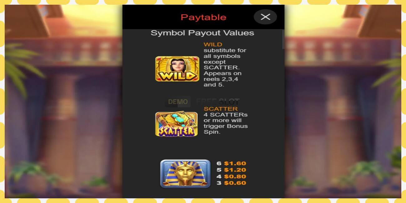 Demo slot Cleopatras Fortune free and without registration, picture - 1