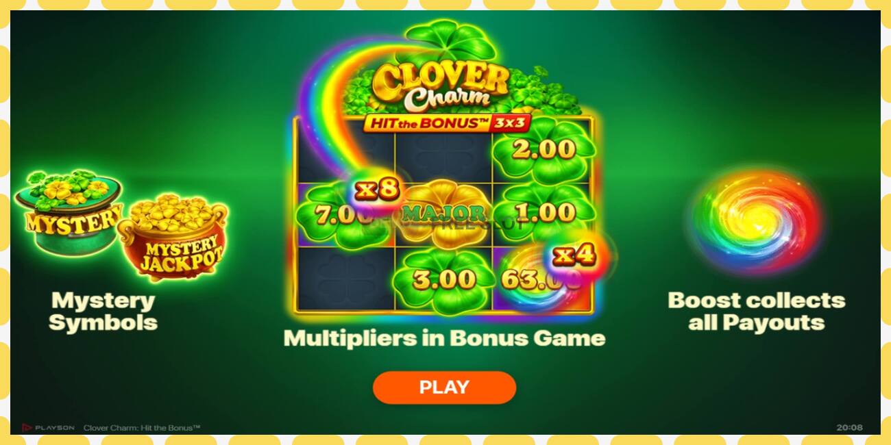 Demo slot Clover Charm: Hit the Bonus free and without registration, picture - 1