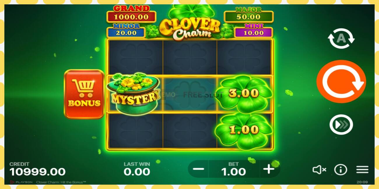 Demo slot Clover Charm: Hit the Bonus free and without registration, picture - 1