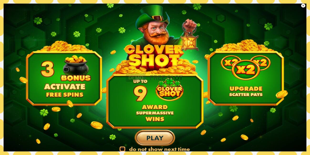 ဒီမိုအထိုင် Clover Shot အခမဲ့နှင့်မှတ်ပုံတင်ခြင်းမရှိဘဲ, ပုံ - ၁