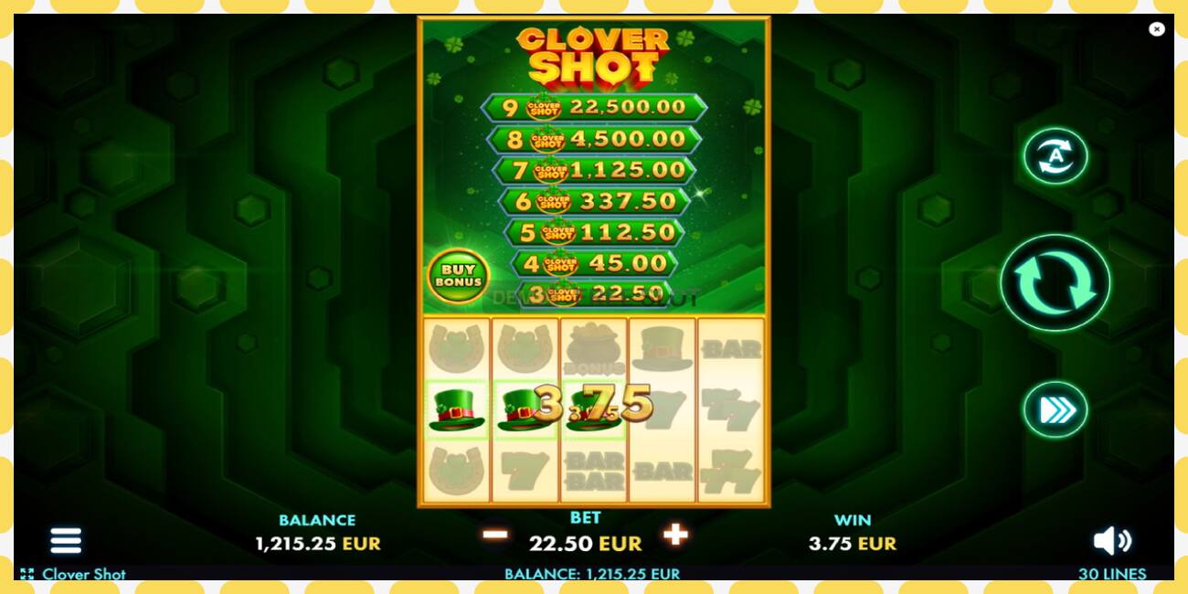 Demo slot Clover Shot free and without registration, picture - 1