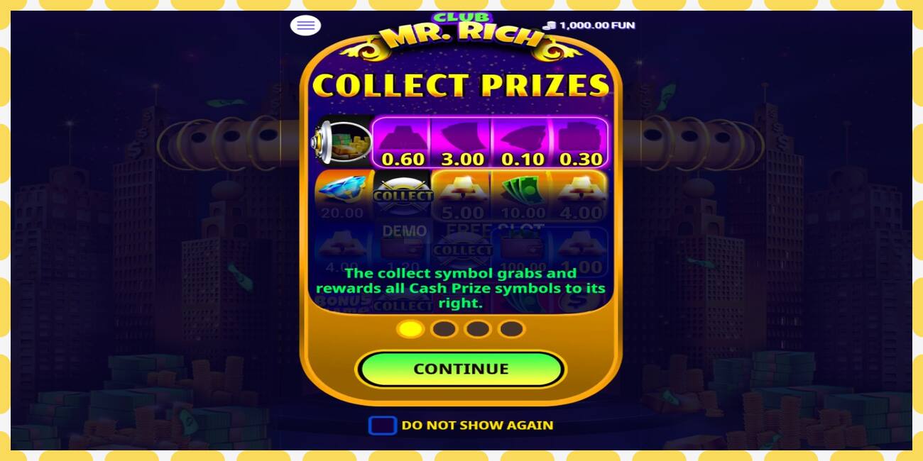 Demo slot Club Mr. Rich free and without registration, picture - 1