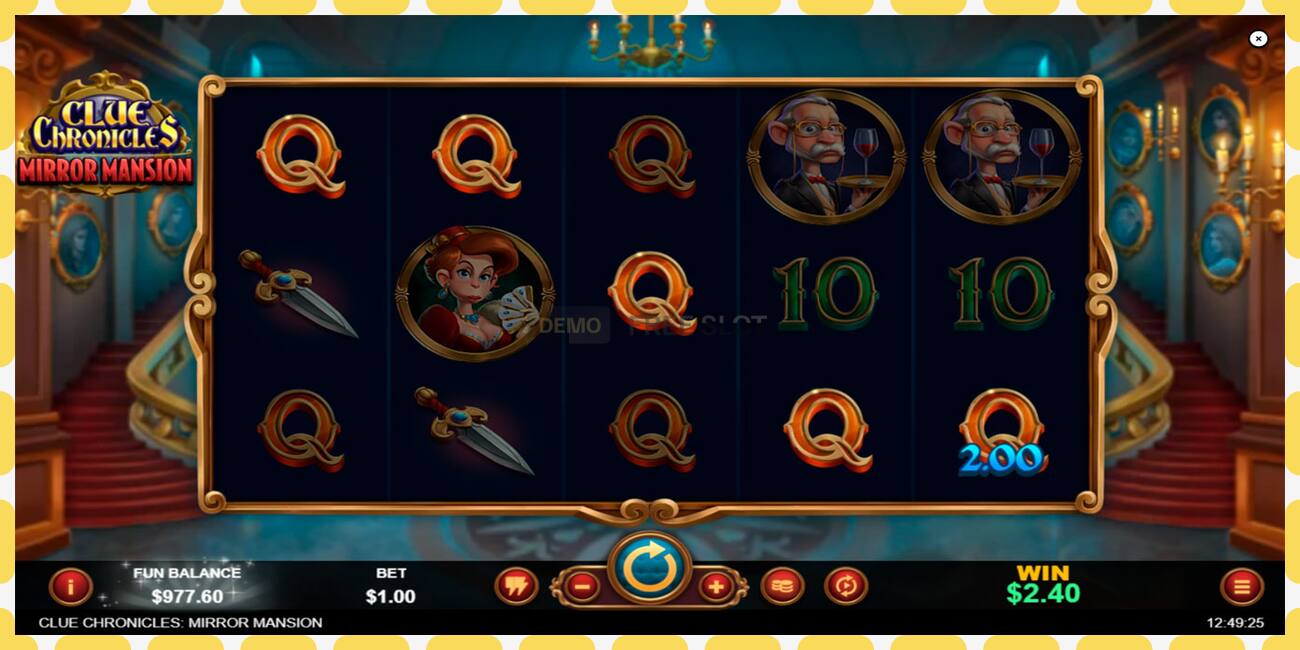 Demo slot Clue Chronicles: Mirror Mansion free and without registration, picture - 1