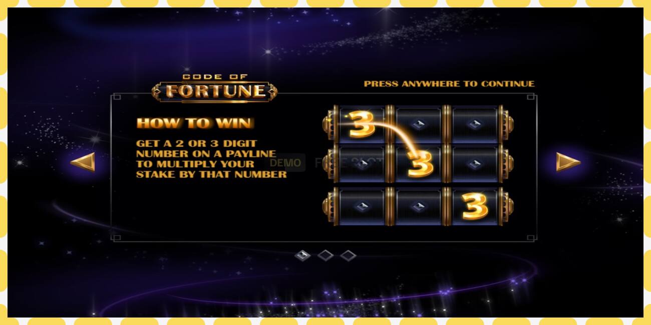 Demo slot Code of Fortune free and without registration, picture - 1