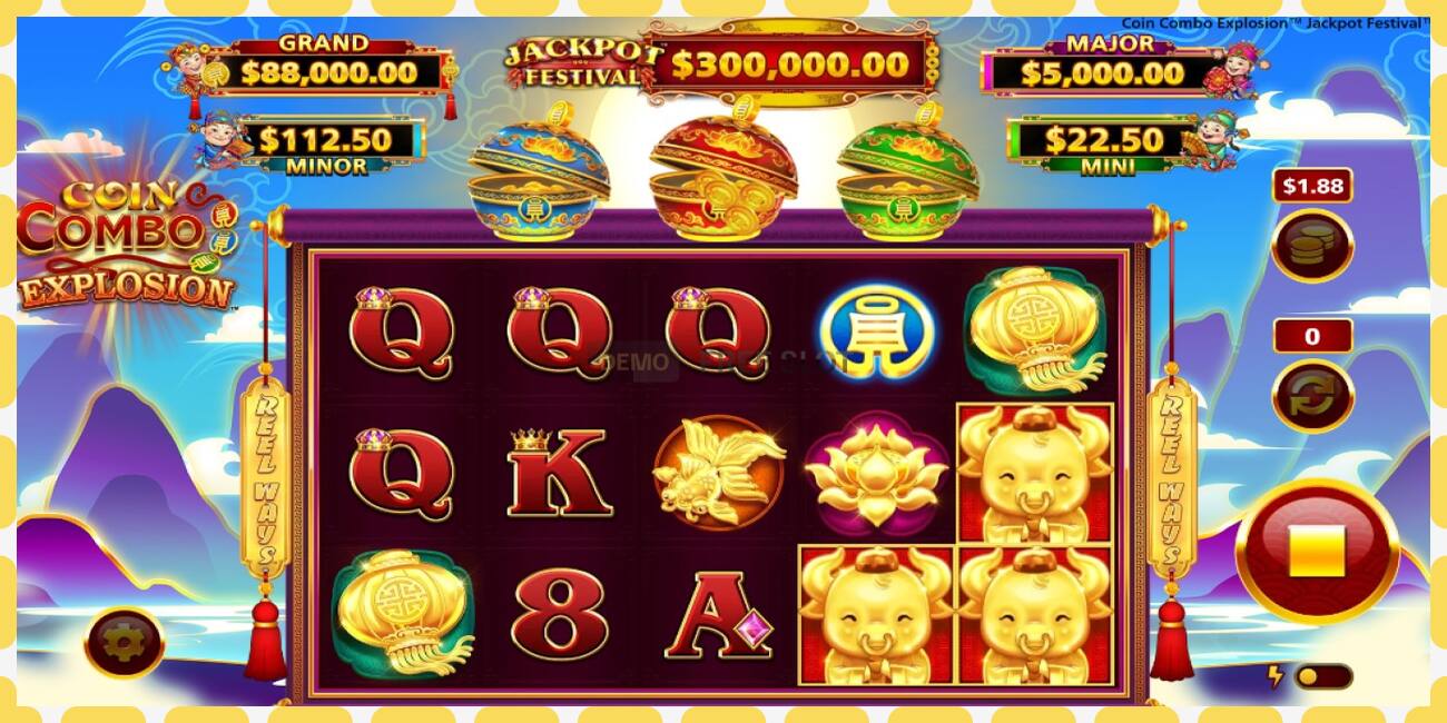 Demo slot Coin Combo Explosion Jackpot Festival නොමිලේ සහ ලියාපදිංචියකින් තොරව, පින්තූරය - 1