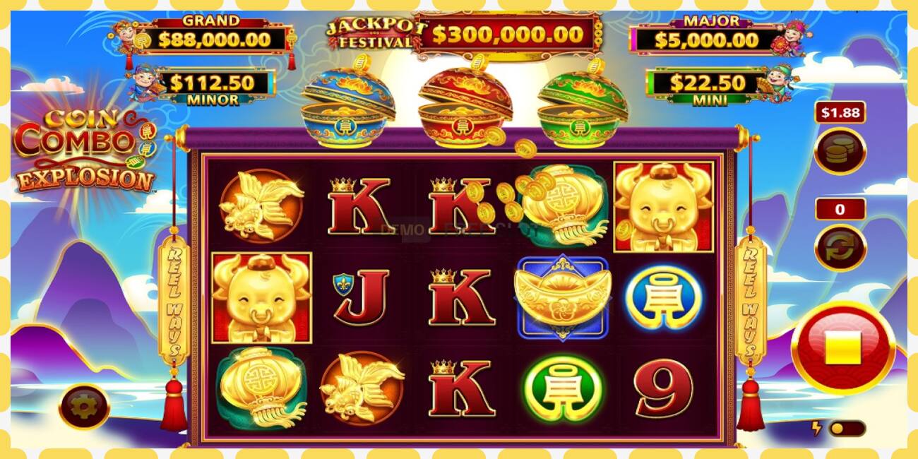 Demo slot Coin Combo Explosion Jackpot Festival නොමිලේ සහ ලියාපදිංචියකින් තොරව, පින්තූරය - 1