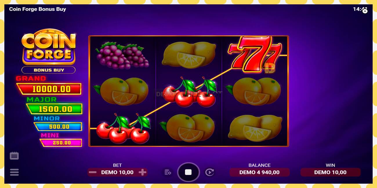 Slot dimostrativo Coin Forge Bonus Buy gratuito e senza registrazione, immagine - 1