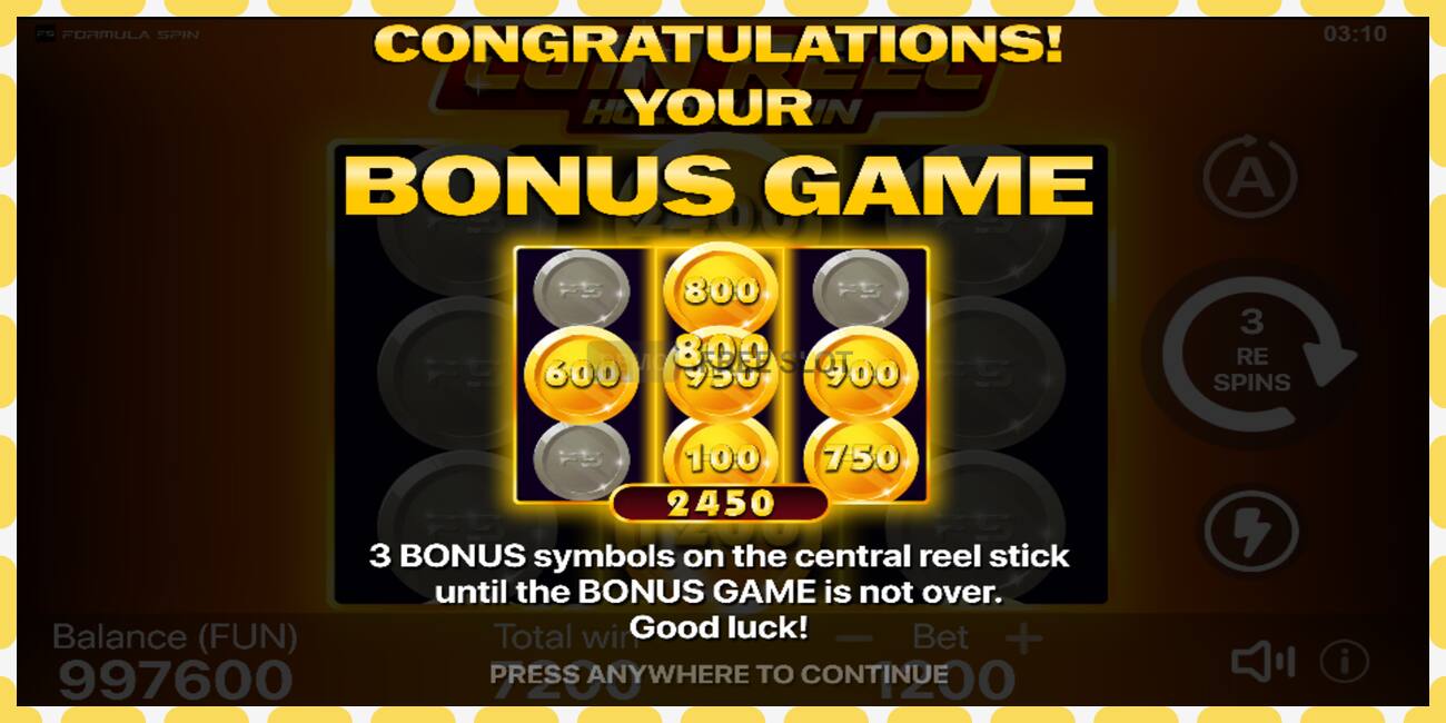 Demo slot Coin Reel: Hold to Win free and without registration, picture - 1