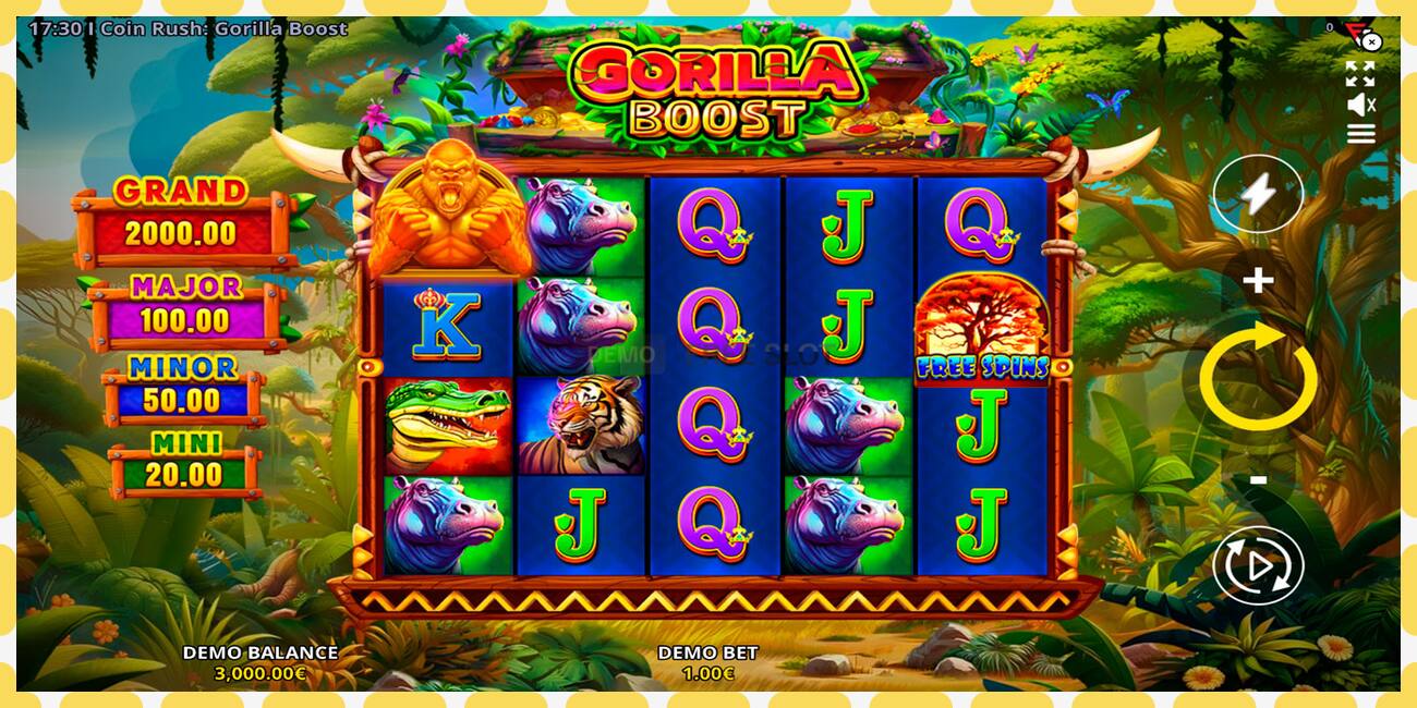 Demo slot Coin Rush: Gorilla Boost free and without registration, picture - 1